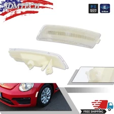 Clear Lens Front Bumper Side Marker Light For VW Beetle 2012-2019 Tiguan 2018-21