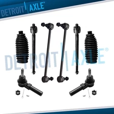 8pc Front Inner Outer Tie Rod Sway Bar Link for Chevy Cobalt HHR Pontiac G5 Ion