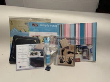 NEW Creative Memories  7x7 Album Baby Scrapbook Supplies Stamps Paper Photo Org.