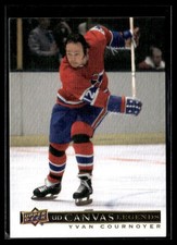 2020-21 SP Signature Edition Legends UD Canvas Yvan Cournoyer Montreal Canadiens