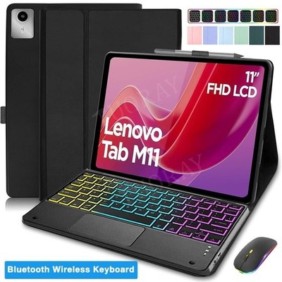 QWERTZ Bluetooth Touchpad Tastatur Hülle Maus Für Lenovo Tab M11 11'' TB330FU/XU