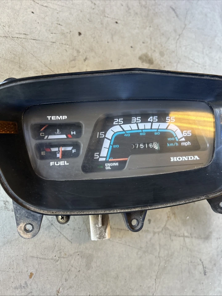 Honda Elite CH150 1987 velocímetro cuadro de instrumentos odómetro fabricante de equipos originales Foto 4 de 4
