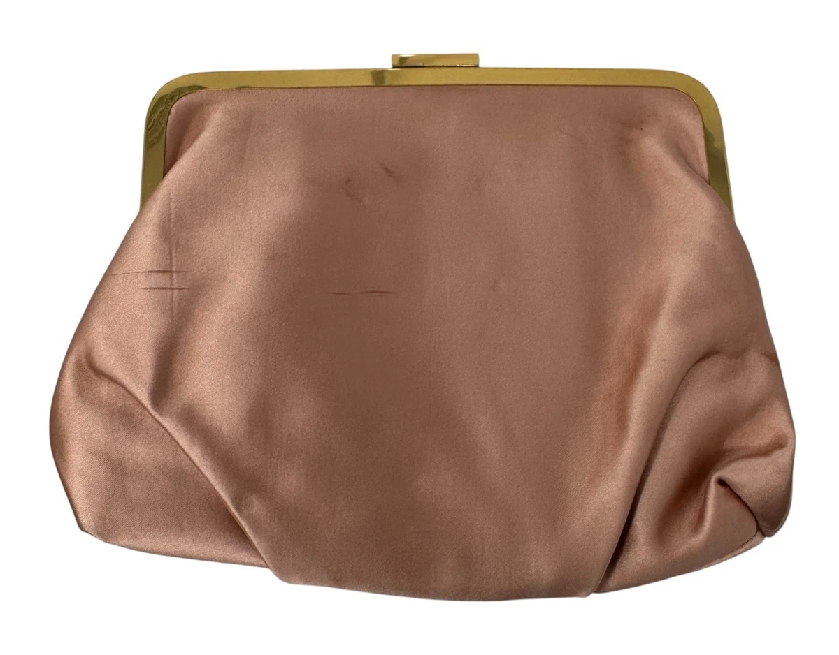 Pochette Clutch Satin Rose J.Crew - Neuf Avec étiquettes, Idéale Soirée