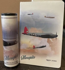 Retro 51 LE Tornado USAF Mosquito Airplane Rollerball Pen, Print & Notebook Set
