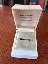 Vintage Ring Case Box Made in the USA, Owen-Cotter St Petersburg, Florida