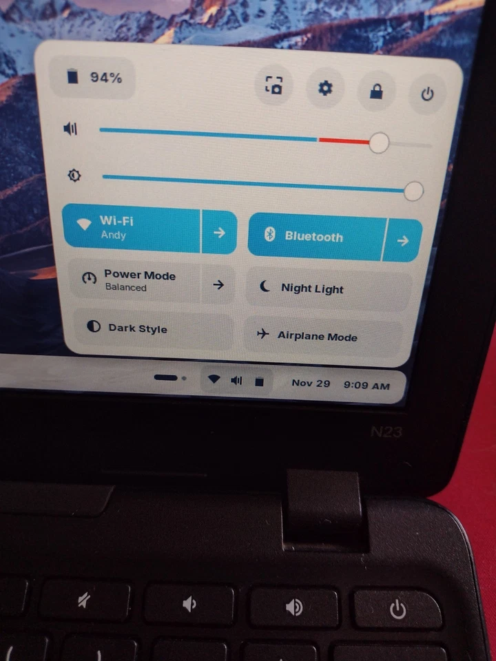 Lenovo Chromebook N23 11.6" Intel Celeron N3060 1.6GHz 4GB RAM 16GB ZORIN OS Foto 3 de 4