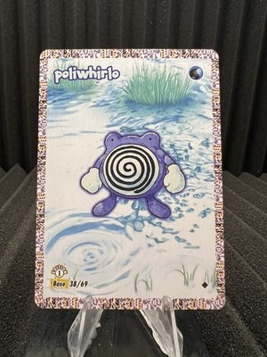 Poliwhirlo (Poliwhirl) 38/69 - Dittomon Base Set First Edition Fan Art Pokemon