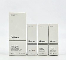 The Ordinary Skincare Bundle Lot Mixed Exfoliating Toner  Arbutin  2 Retinol