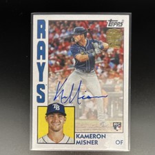 2025 Topps Archives Kameron Misner Rays Rookie Auto 1984 Fan Favorites 84FFA-KAM