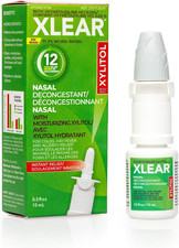 Xlear 12-Hour Natural Saline Nasal Spray with Xylitol 0.5 Fl Oz (Pack of 1)