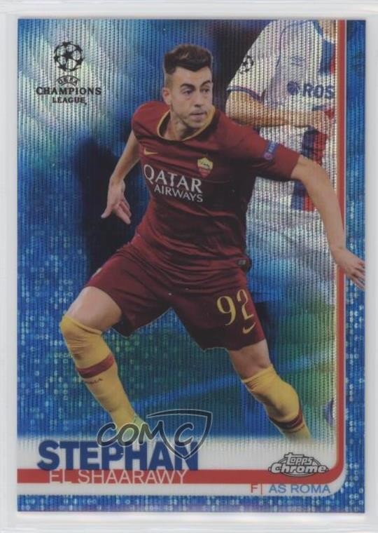 2018 Chrome UEFA Champions League 26/75 Stephan el-Shaarawy El Shaarawy #95 0o8k