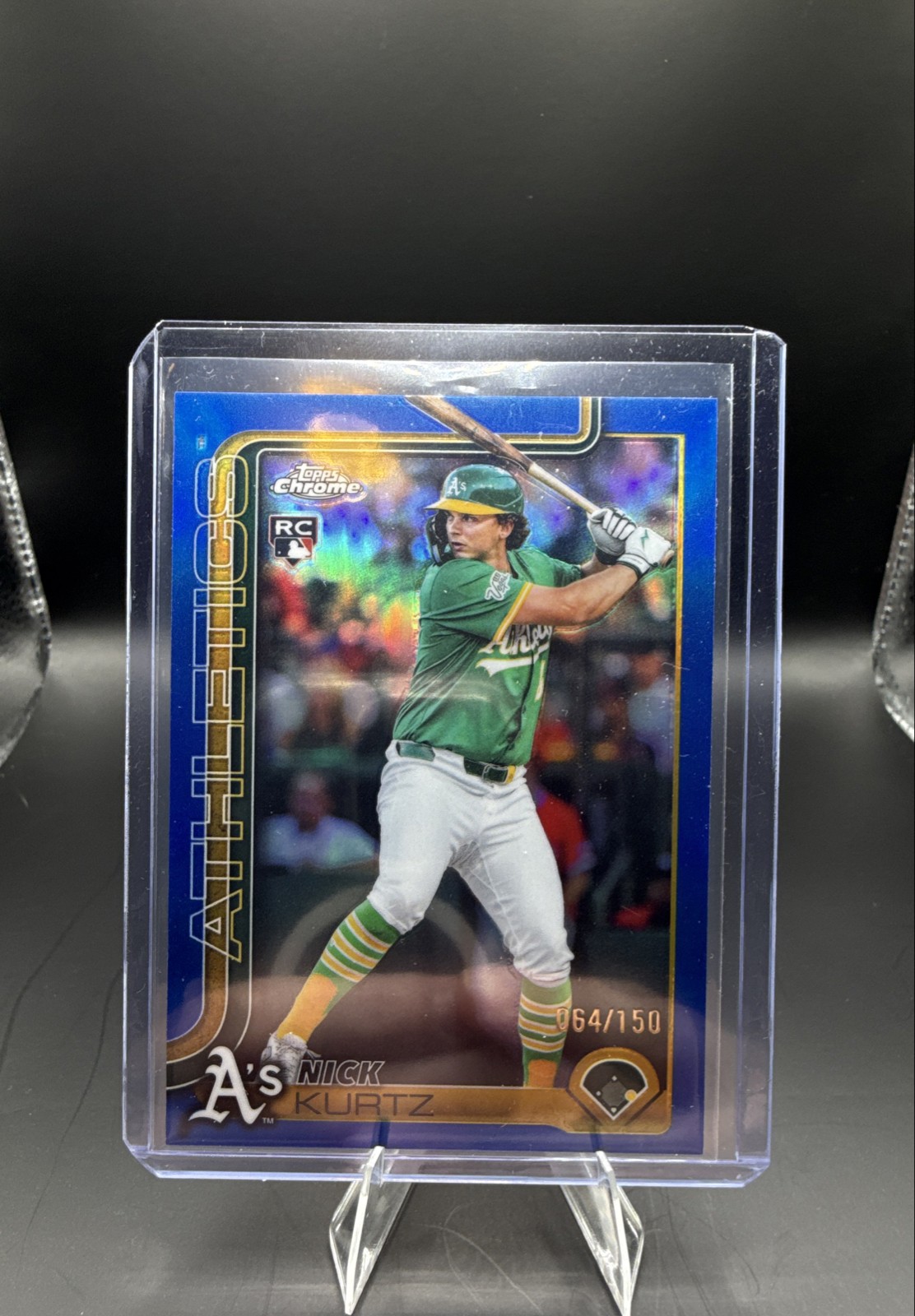 2025 Topps Chrome Update Series - Nick Kurtz #USC178 Blue Refractor /150 (RC)