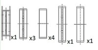 1X FAI AutoParts BM1020-STD Kurbelwellenlager FüR Land Rover Jaguar LDV LTI