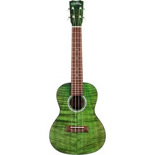 Cordoba 15CFM Flamed Mahogany Concert Ukulele Jade Green Refurbished