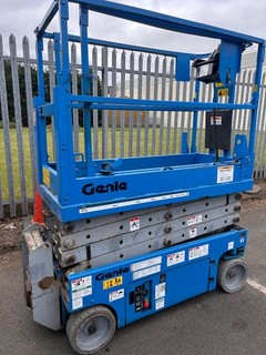 genie scissor lift gs1932 spairs or repair was working batteries flat.