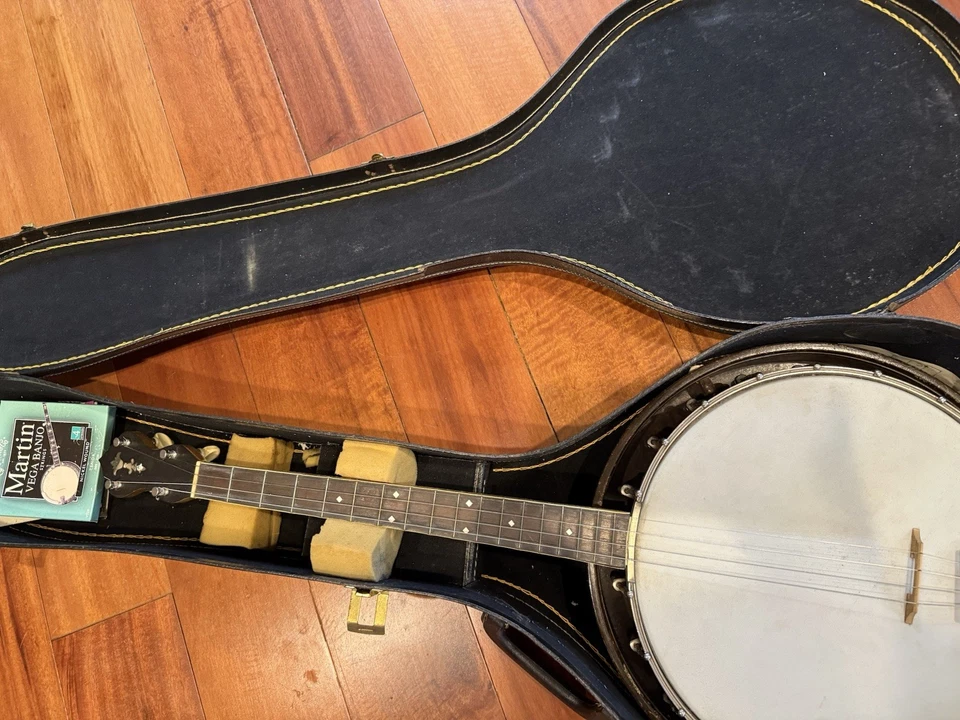Slingerland May Bell Queen Tenor Banjo w/ Case - very good shape, original - Image 3 of 4
