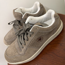 Steel Toe Converse Brown Leather Size Men’s 10M/  Women’s 12M
