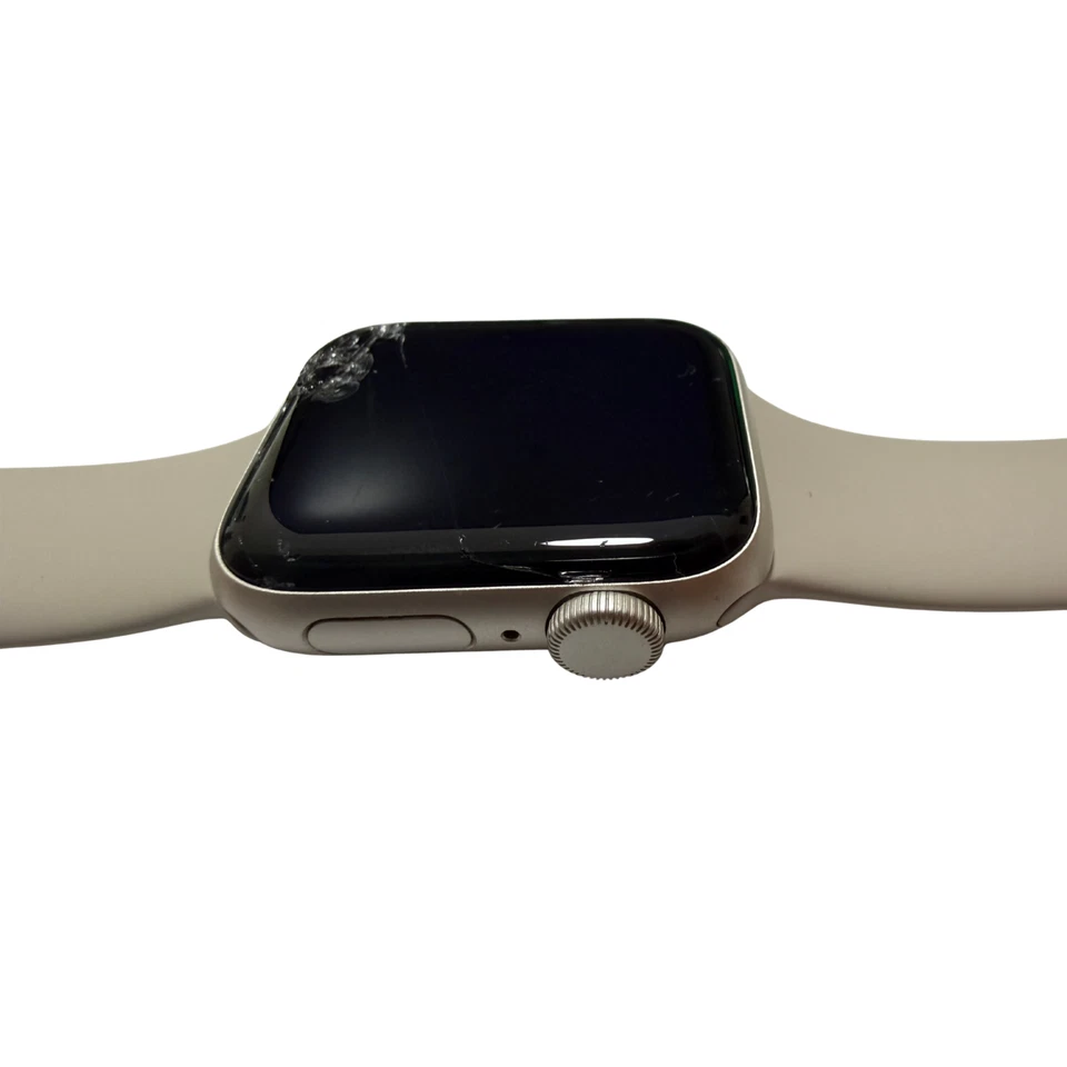 Apple Watch SE (2022) 40mm Silber Aluminiumgehäuse mit Sportarmband, Foto 3 von 4