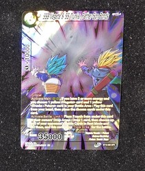 SSB Vegeta & SS Trunks, Father-Son Bonds (SPR) BT16-080 Realm of the Gods