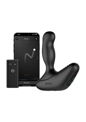 Revo Stealth App Enabled Rechargeable Silicone Rotating Prostate Massager with R