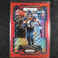 2023 Prizm Football Alex Singleton Base Red Wave 120/149