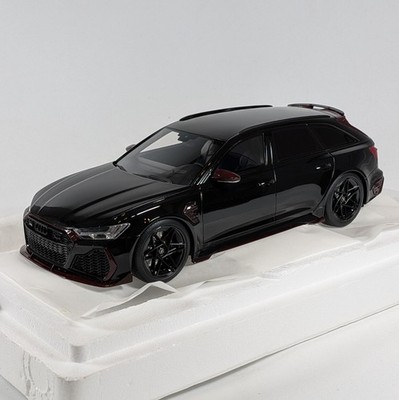 Top Speed 1/18 ABT Audi RS6 Johann Abt Signature Edition schwarz TS0445 Resin NEU