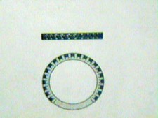 Le Vian 14K White Gold Band Ring Jewelry for Women 0.88 cts Rhodolite Size 6.75