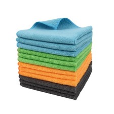 12 Pack Microfiber Cleaning Cloth 11.8x11.8inch - Streak-Free, Reusable Micro...