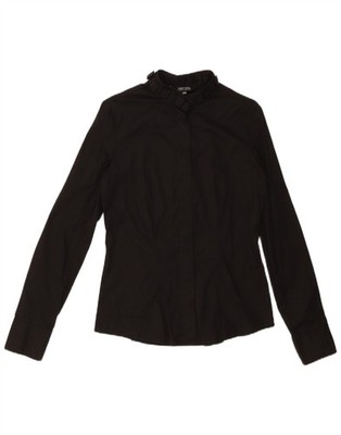 AMY GEE Womens Shirt Blouse IT 46 Large Black BE03