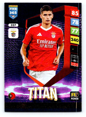 PANINI FIFA 365 Adrenalyn XL 2025 327 António Silva SL Benfica Titan
