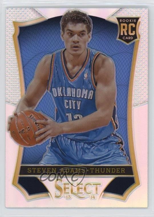 2013-14 Panini Select Silver Prizm Steven Adams #195 Rookie RC 14cm
