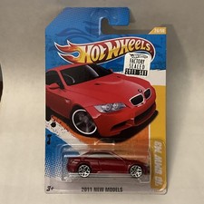 2011 Hot Wheels FACTORY SEALED SET ‘10 BMW M3 Red New Models Carded