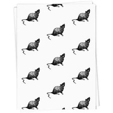 'Curious Rat' Gift Wrap / Wrapping Paper / Gift Tags (GI023612)