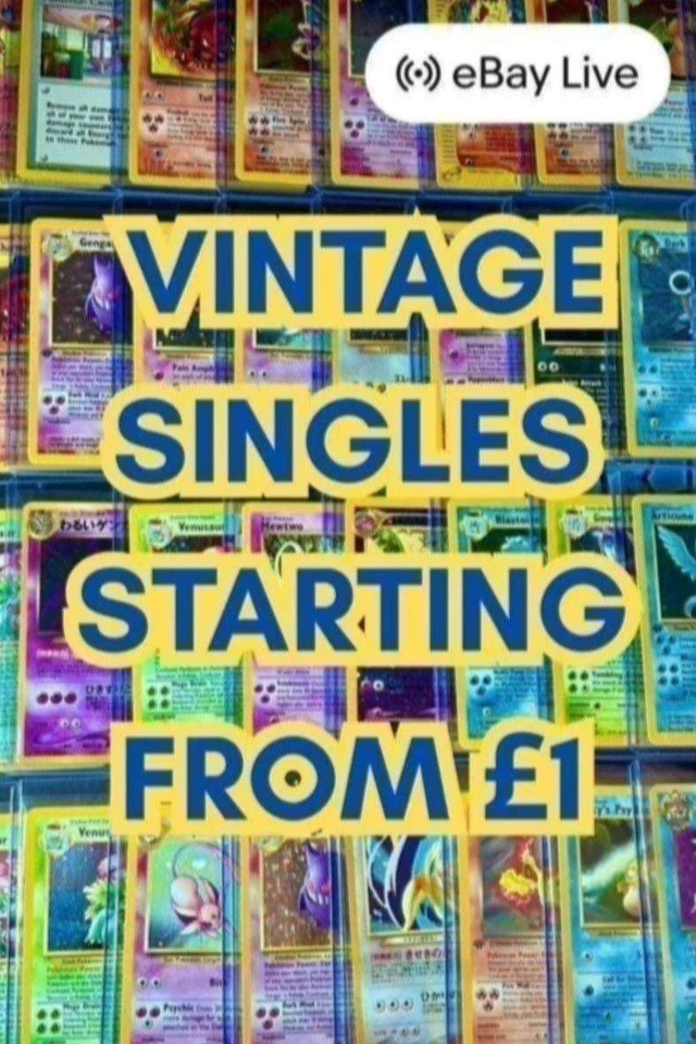 £1 STARTS ⚡ BIG Vintage Pokémon Holos & MORE