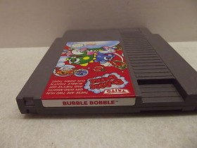 NINTENDO NES BUBBLE BOBBLE GAME CARTRIDGE CLEANED & TESTED