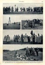 Kaiser Wilhelm II mit US-Milit&auml;rattache bei Man&ouml;ver in Elsa&szlig;-Lothringen von 1908