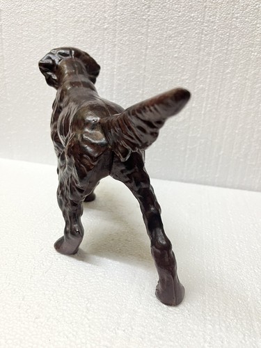 ANTIQUE VINTAGE Springer Spaniel Irish Setter POINTER DOG Hubley Voss ? - Picture 8 of 17