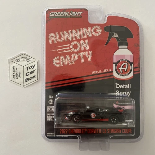 GREENLIGHT - 2022 Chevy Corvette C8 (Black - Running On Empty Series 15) H94g
