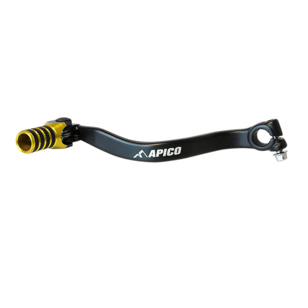 Apico Gear Lever Elite SUZUKI RM80/85 89-22 Black/Yellow