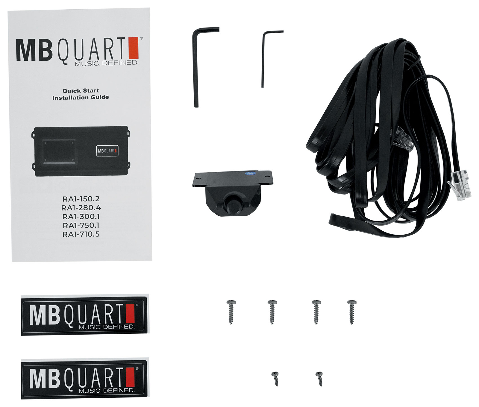 MB QUART RA1-7105 5-канальный автомобильный стереоусилитель мощностью 700 Вт Пульт дистанционного управления басами Комплект усилителей