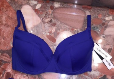 Nwt La Blanca Delux Island Göttin Uw Bh D DD Tasse Bikini Badeanzug Top Damen