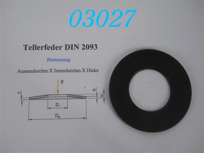 SCHNORR TELLERFEDER  B71 GR2  71 x 36 x 2,5  VE: 10 STÜCK  -DIN 2093-