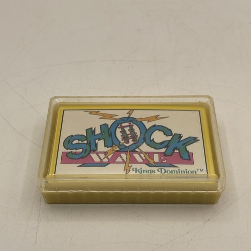 Carte da gioco vintage Kings Dominion - souvenir montagne russe Shock Wave - nuove - Foto 7 di 7