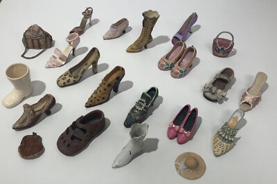 Vintage Tiny Shoes & Boots & Accessories Knickknacks Ceramic
