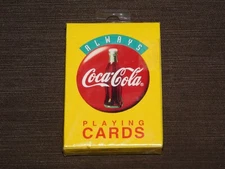 VINTAGE 1994  COCA COLA BRAND PLAYING CARDS NEW UNOPENED SEALED