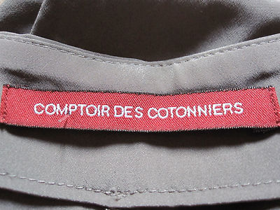 Pantalon Large Comptoir Des Cotonniers Modèle JESSIE - Taille 36 Gris Argenté, Occasion TBE