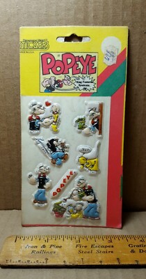 1979 Popeye Dimension Weld Stickers - Pen-Art Production #2 (F-2) 