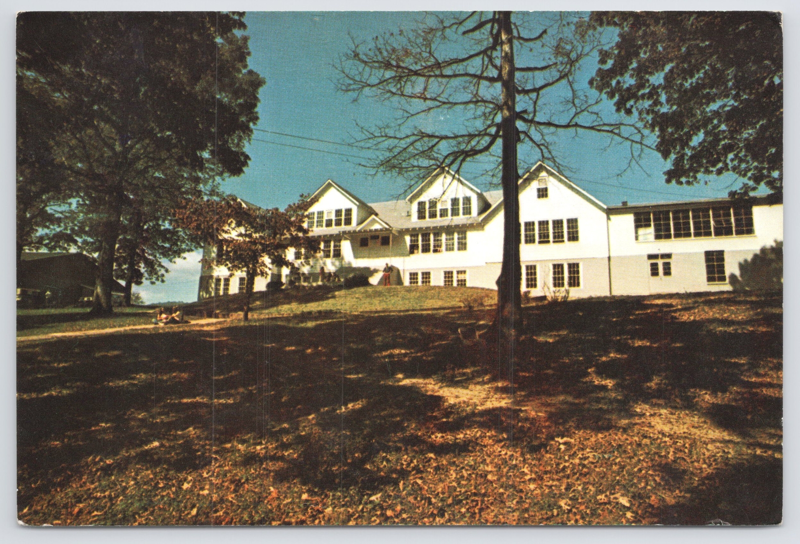 Frakes KentuckyHenderson Settlement School On HillContinental Postcard eBay
