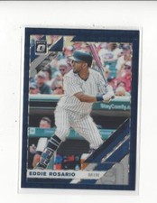 2019 Donruss Optic Blue Pandora Prizm #103 Eddie Rosario Twins /99 