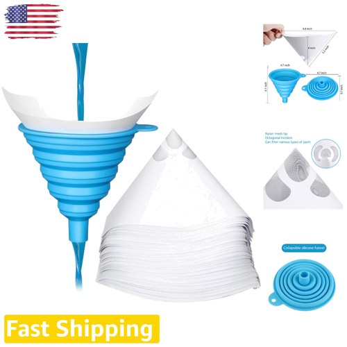 Paint Strainers Cone Filter Prevents Clogging, Suitable for